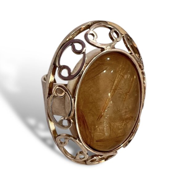 ANILLO CUARZO RUTILADO