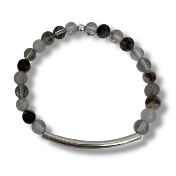 PULSERA CUARZO LODOLITA