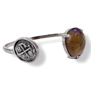 PULSERA MACUQUINA Y BOLIVIANITA RÚSTICA
