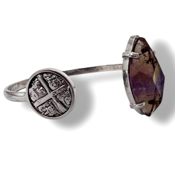 PULSERA MACUQUINA Y BOLIVIANITA RÚSTICA