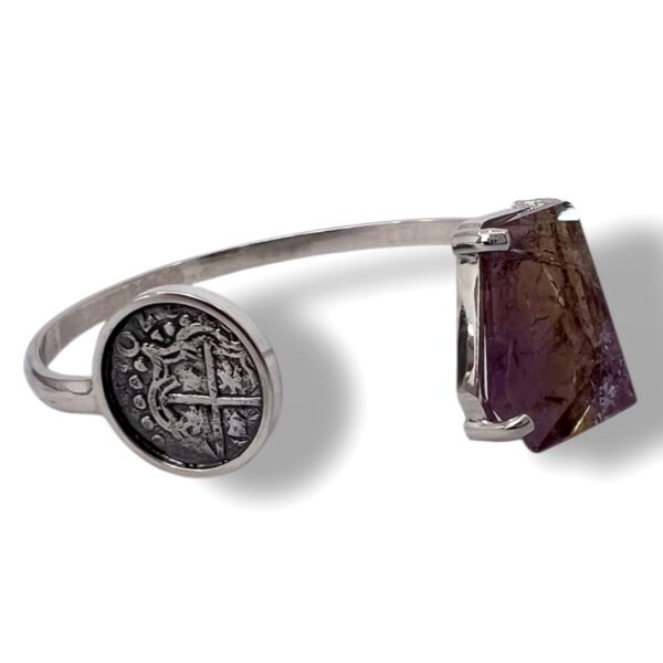 PULSERA MACUQUINA Y BOLIVIANITA RÚSTICA