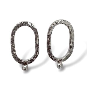 ARETES ÓVALO TEXTURA