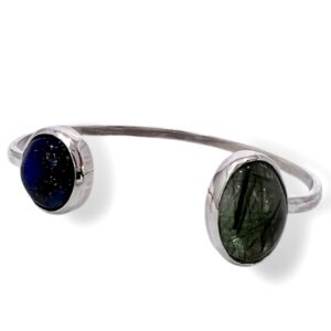 PULSERA LAPISLÁZULI Y PREHENITA