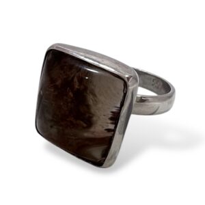 ANILLO CUARZO LODOLITA