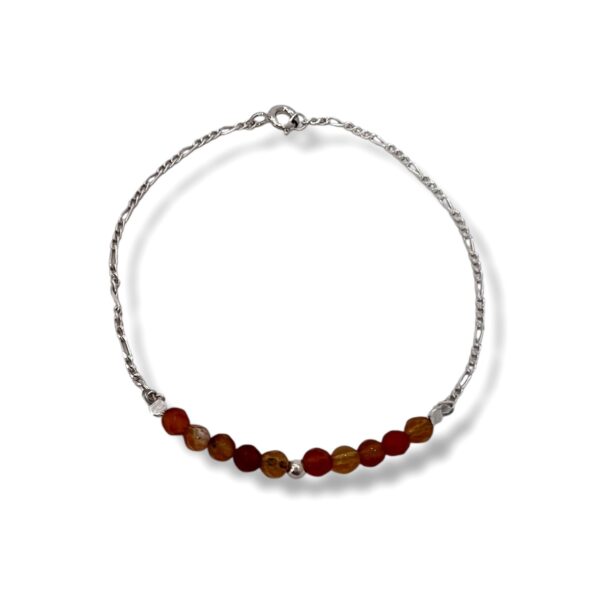 PULSERA ÁGATA CORNALINA