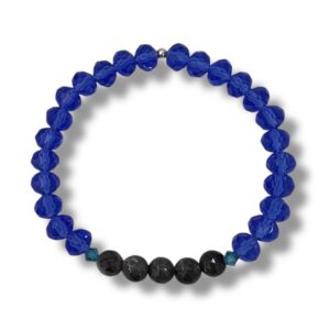 PULSERA DE CRISTAL Y LABRADORITA