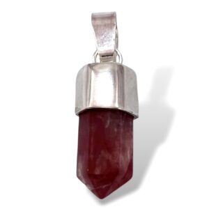 DIJE PÉNDULO CUARZO CEREZA