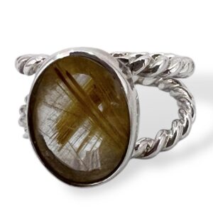 ANILLO CUARZO RUTILADO