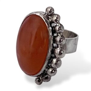 ANILLO ÁGATA CORNALINA