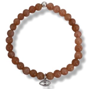 PULSERA ROSA DEL DESIERTO Y OJO