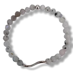 PULSERA PIEDRA LUNA FACETADA