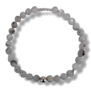 PULSERA PIEDRA LUNA FACETADA