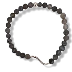 PULSERA LABRADORITA FACETADA