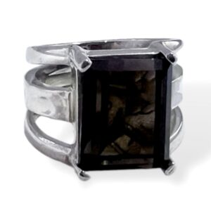 ANILLO CUARZO AHUMADO