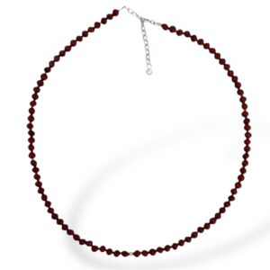 COLLAR JASPE ROJO