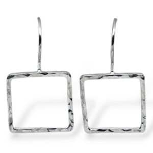 ARETES TEXTURADOS CUADRADOS