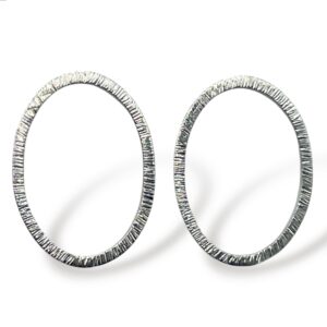 ARETES TEXTURADOS ÓVALOS
