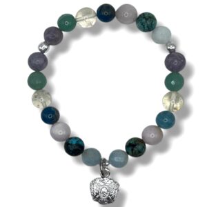 PULSERA ESCUDO DE BOLIVIA Y PIEDRAS