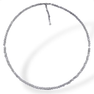 COLLAR PIEDRA LUNA FACETADA