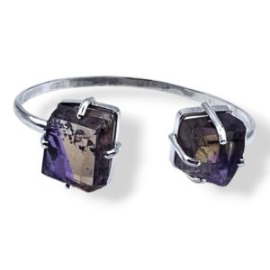 PULSERA RÍGIDA BOLIVIANITA RÚSTICA