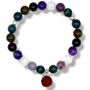 PULSERA 7 DIJE RUDRAKSHA