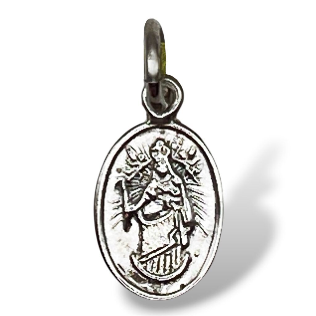 Dije de Plata de la Virgen del Socavón.