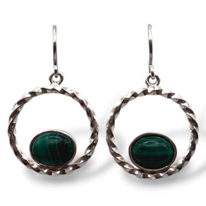 ARETES MALAQUITA