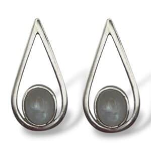 ARETES PIEDRA LUNA