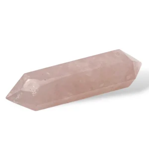 CUARZO ROSA DOBLE PUNTA