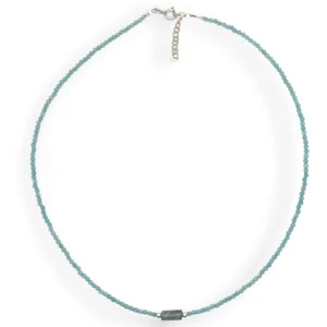 COLLAR AMAZONITA Y TURMALINA SANDÍA
