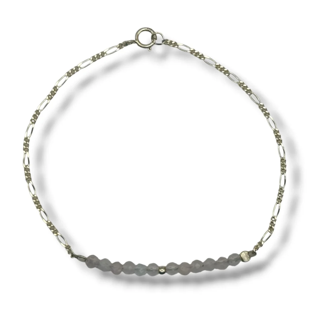Pulsera de Plata con Labradorita.