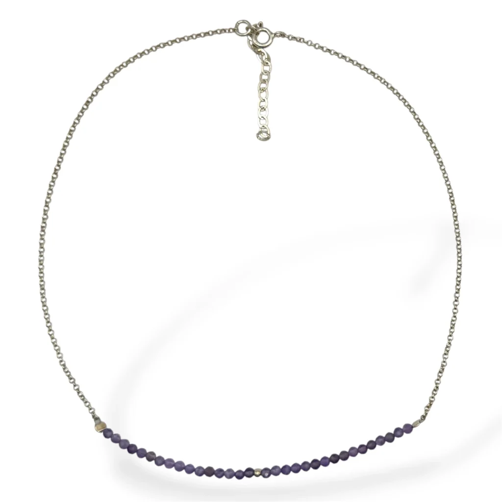 Collar de Plata y Amatista.