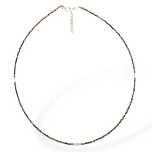 COLLAR RODONITA FACETADA
