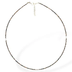 COLLAR ÁGATA MUSGO FACETADA