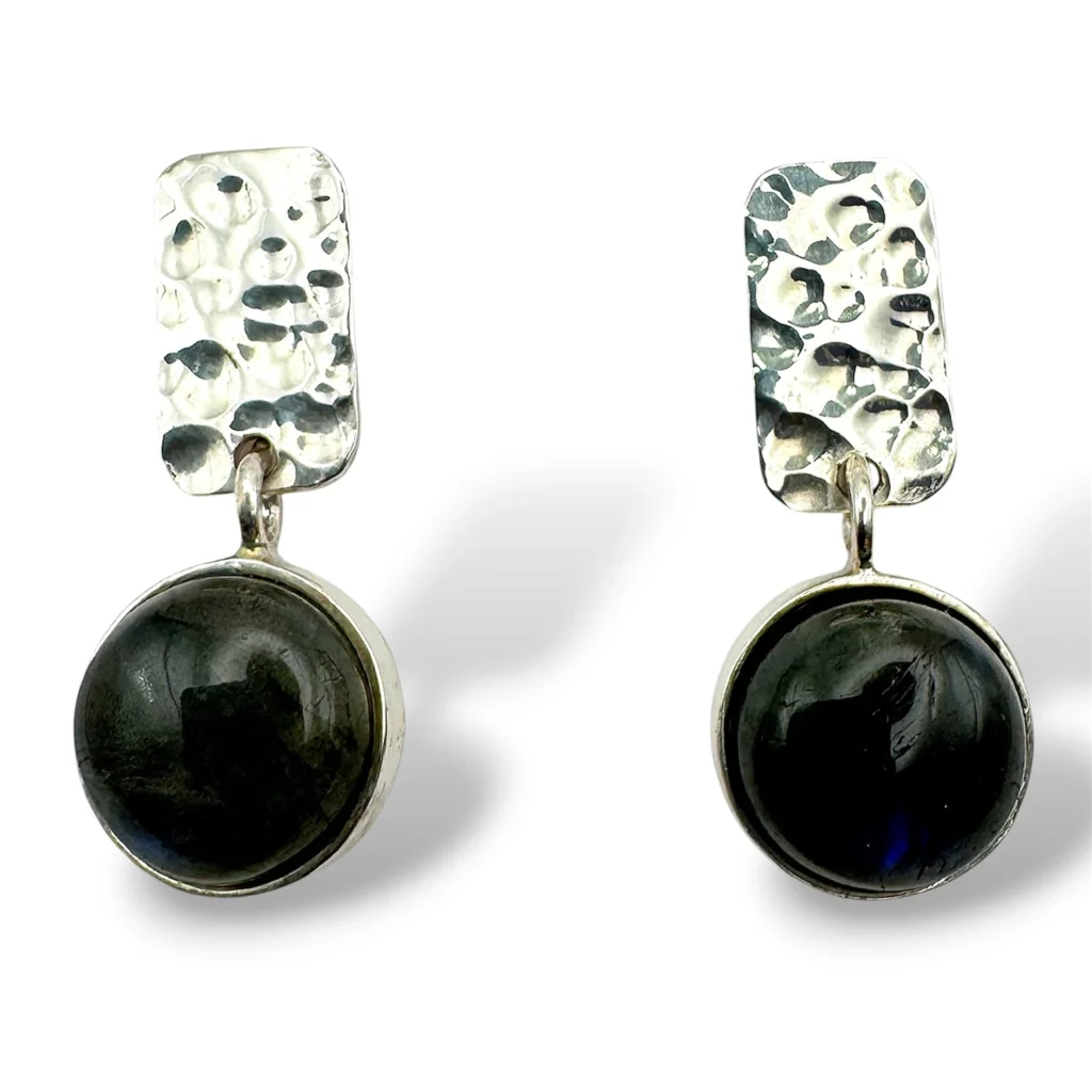 Aretes de Plata con Labradorita.