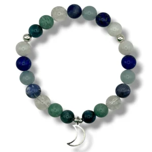 PULSERA PIEDRAS Y LUNA