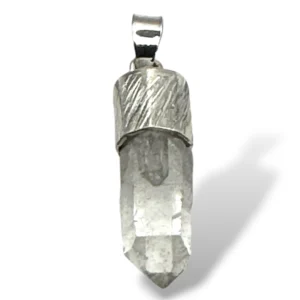DIJE PUNTA DE CUARZO CRISTAL