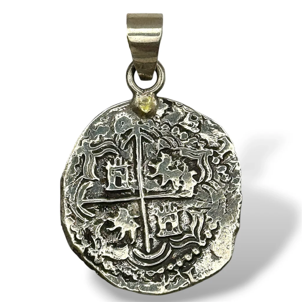 Dije de Macuquina de Plata.