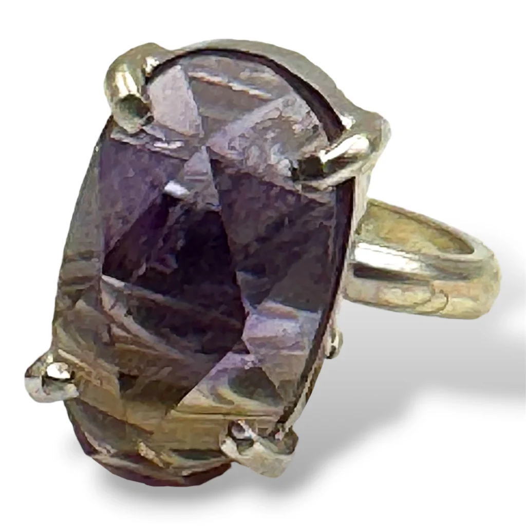 Anillo de Plata con Bolivianita. Medida 7.