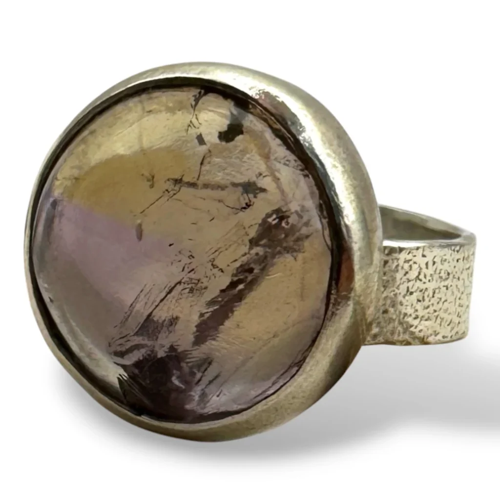 Anillo de Plata con Bolivianita. Medida 7.