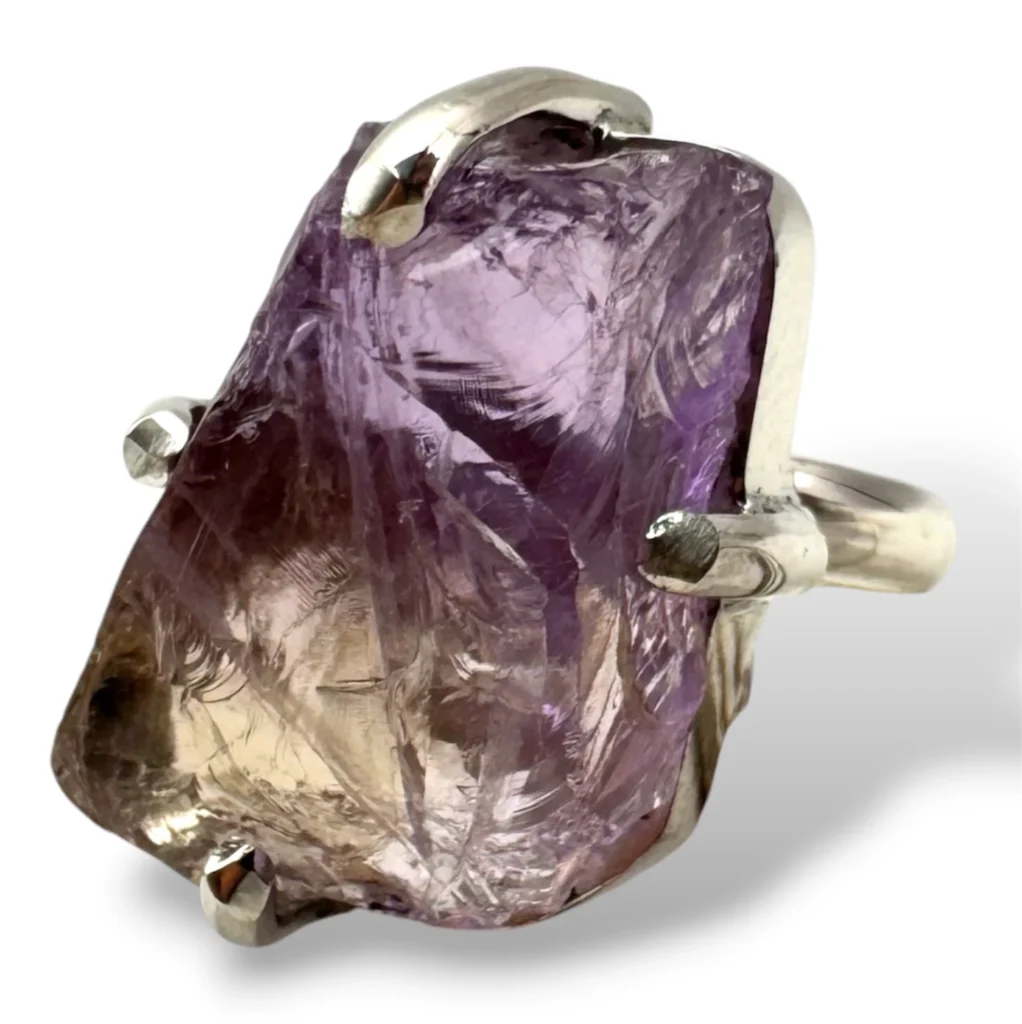 Anillo de Plata con Bolivianita. Medida 6,5.